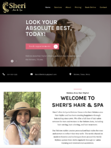 sheri-hair-spa-web-design